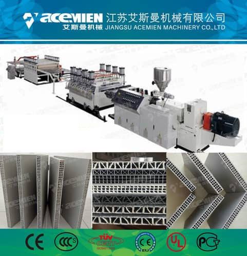 Automatic Pp Hollow Board/ Templates/Construction Boards Production Line