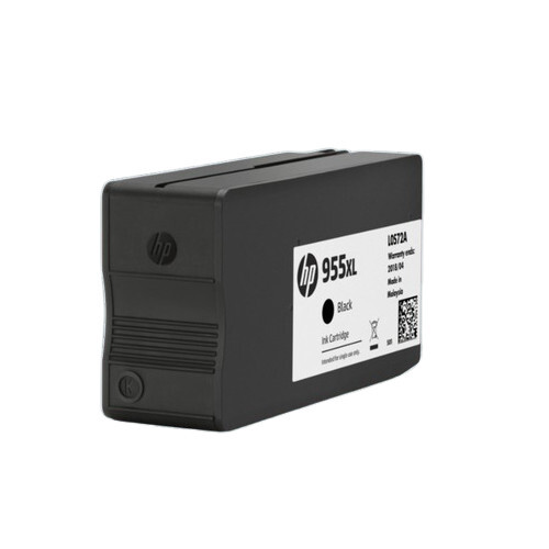 HP 955XL High Yield Black Ink Cartridge - 2000 Pages, Compatible with OfficeJet Pro Series