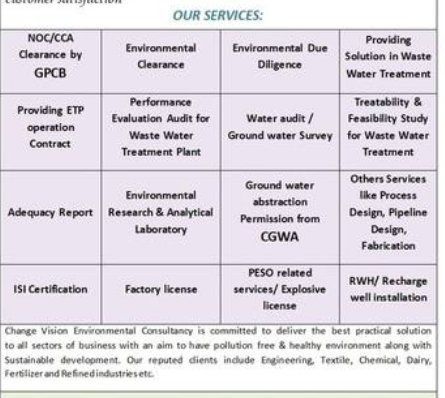 Environmental Consultancy Service