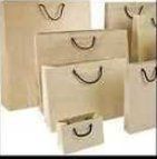 Plain Kraft Paper Carry Bags