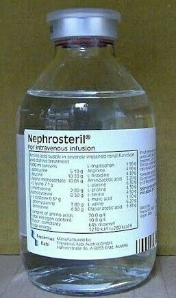 Nephrosteril For Intravenous Infusion Injection Price 00000 Usd Box Id 5377370