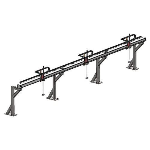 Servo Gantry System - MS 7 Meter Span | Semi-Automatic 10-15 Ton Capacity Max Height 60 Feet Available in Yellow Red Orange