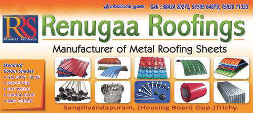 Roofing Sheets In Tiruchirappalli Roofing Sheets Dealers