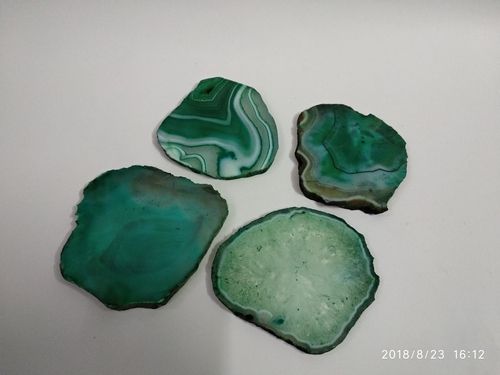 Precious Stone Agate Tea Coasters