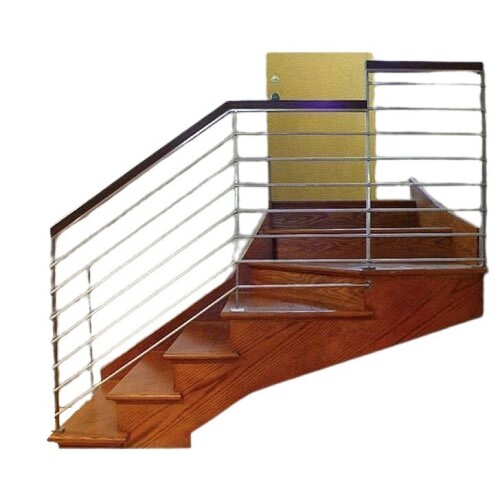 Stainless Steel Modern Staircase Railing - Size: Customize