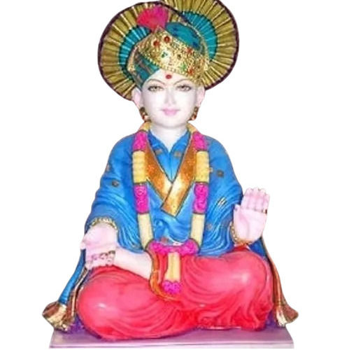 Swami Narayan Marble Statue