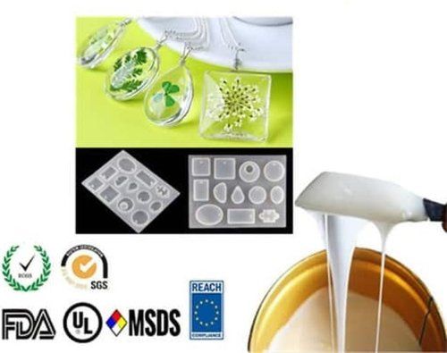 10:1 Mix Ratio Silicone Rubber For Resin Diamond Molding