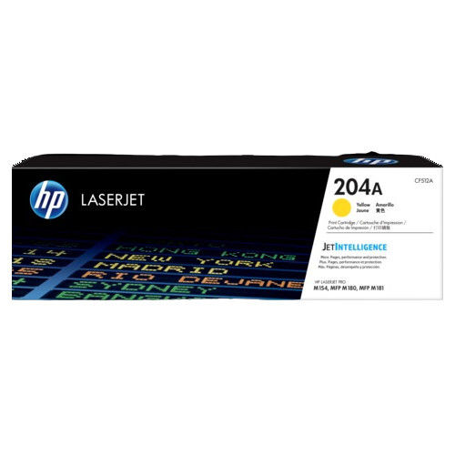 CF512A - HP 204A Yellow Original LaserJet Toner Cartridge