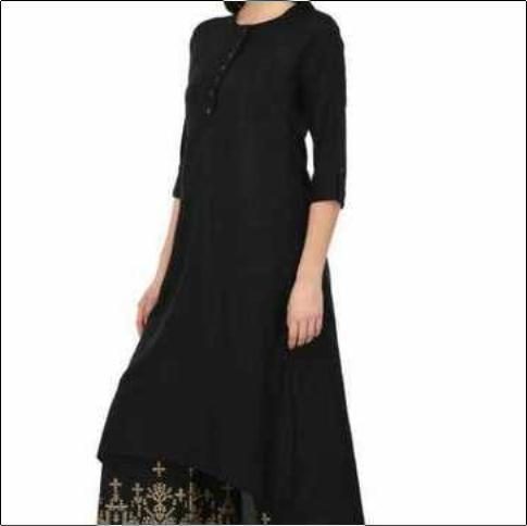 Quarter Sleeve Viscose Kurtis