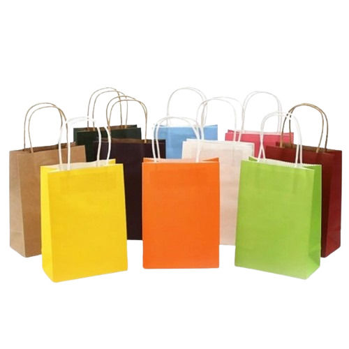 Colored Paper Shopping Bag