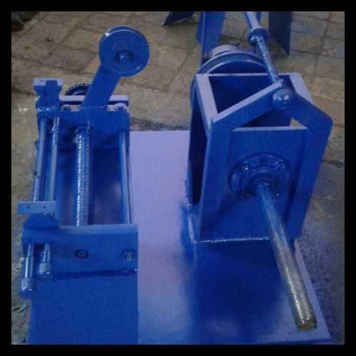 Blue Industrial Wire Spooler Machine