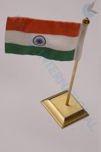 Brass Square Flag Stand