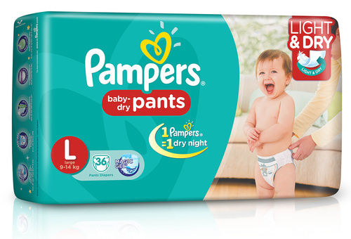 Pampers Baby dry Pants Large  9 To 14kg 64pc  Listerr  An Indian  Marketplace