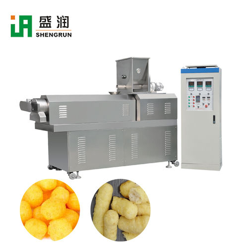 Stainless Steel Puff Corn Rice Extruded Snack Food Making Machine