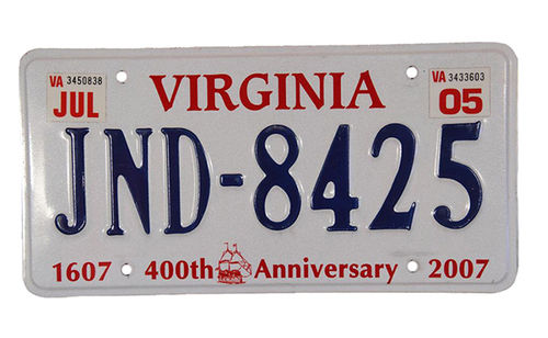 Metal License Plate For Gift