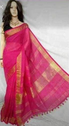 Pink Ladies Pure Silk Sarees