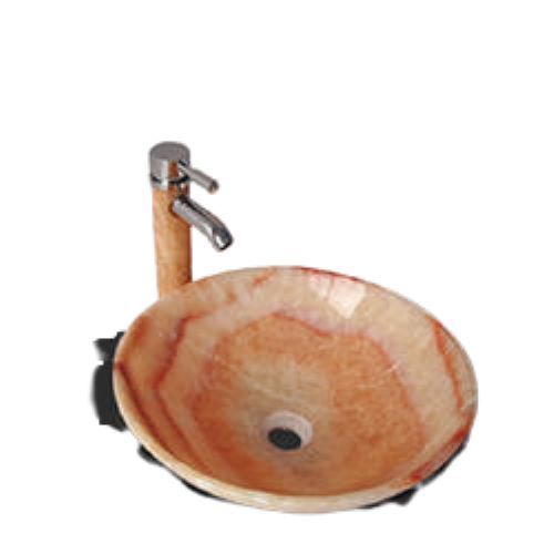 Round Natural Stone Basin