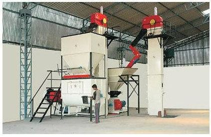 Semi Automatic Cattle Mesh Feed Plant