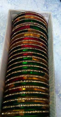 Plastic And Metal Bangles