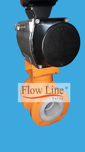 PVDF Lined Ball Valve - Customized Size , Precision Engineered for Industrial Applications