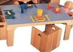 Brown Color Kids Table 