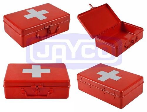 Any Color Possible By Coating Aluminium First Aid Box