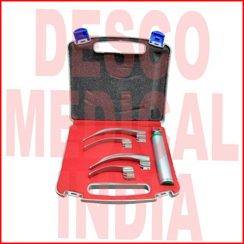 Laryngoscope Fiber Optic 3 Macintosh Ss Blades 1,2,3 at Best Price in Delhi Deluxe Scientific