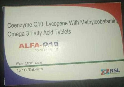 Coenzyme Q10 Lycopene With Methylcobalamin Omega Fatty Acid Tablet