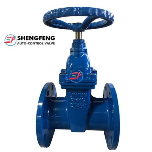 Dn150 Pn16 Ggg50 Soft Sealing Water Ductile Iron Gate Valve Port Size: Dn40-Dn1000