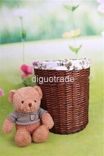 Handmade Laundry Basket With Lid