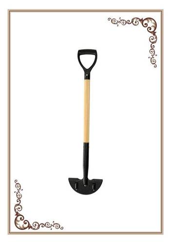 Carbon Steel Dutch Hoe with Wooden Handle