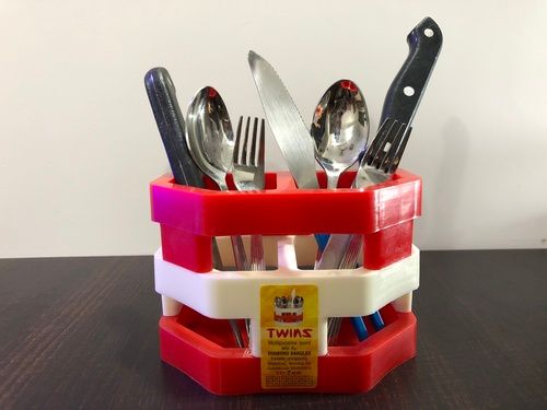 Plastic Twins Cutlery Stand