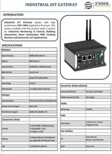 Industrial Iot Gateway Frequency (Mhz): 679 Megahertz (Mhz)