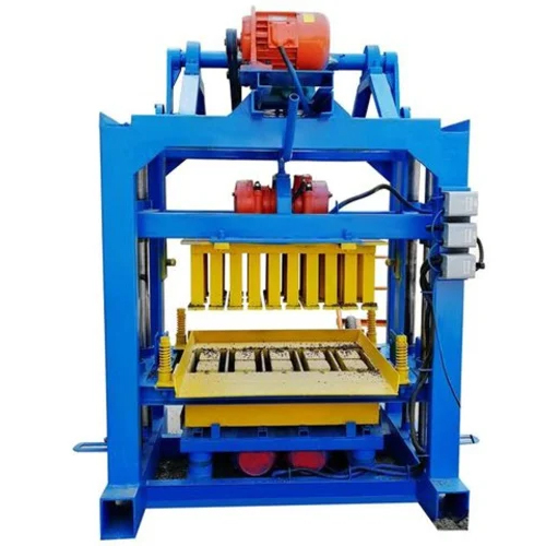 Cement Brick Making Machine - 2500-3000 Bricks/Hour, Hydraulic Pressure Driven with 12 HP Total Power