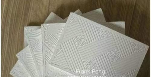 Pvc Laminated Gypsum Ceiling Tile