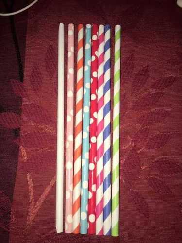 Multi Color Paper Straw