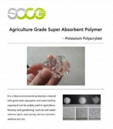 Agriculture Super Absorbent Polymer For Trees Potassium Based Cas No: 25608-12-2