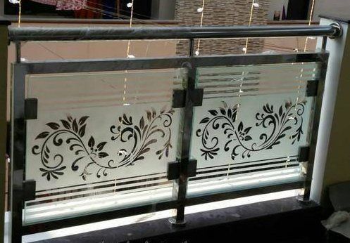 Balcony Glass And Ss Railing