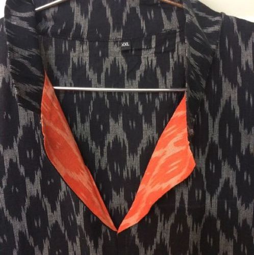 Washable Modern Design Ikat Kurtis