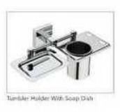 Ss 304 Bathroom Tumble Holder With Soap Dish