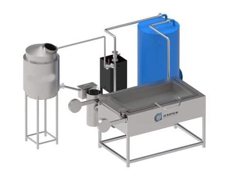 Rectangular Batch Fryer With EOH