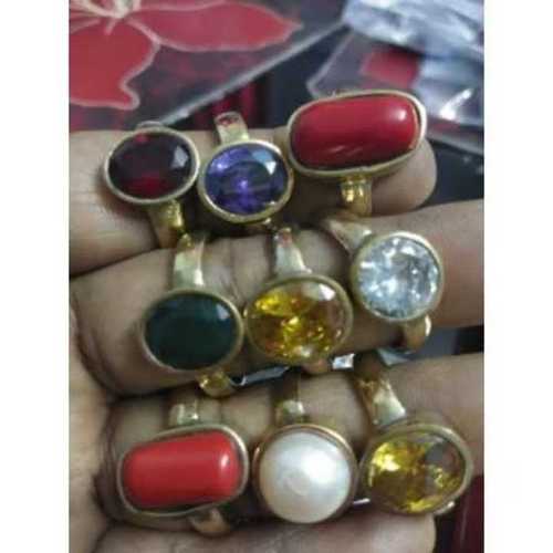 Semi Precious Stones Rings Size: As Per Need