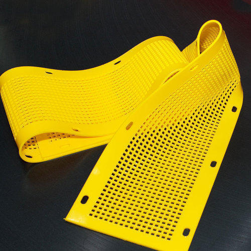 Yellow Polyurethane Flip Flow Screen Mat