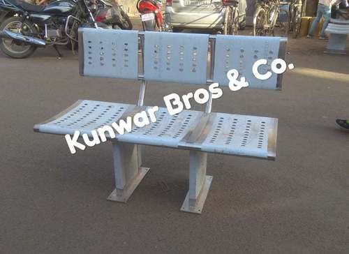 Handmade 3 Seater Stainless Steel Bench