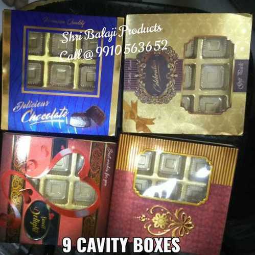 Handmade Paper Boxes For Chocolates Size: Various Sizes Are Available