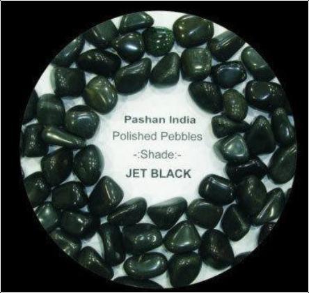 Jet Black Polished Pebbles