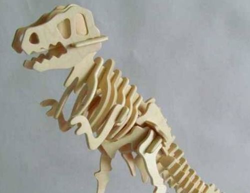 Dinosaur Shaped Wooden Showpiece