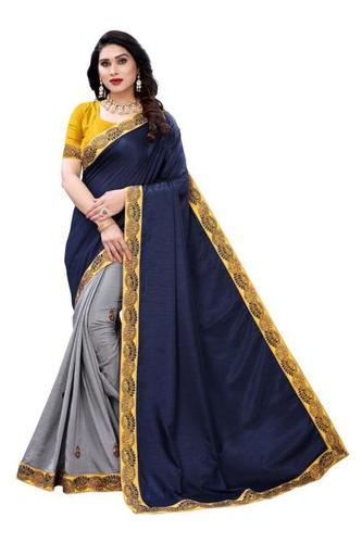 Ladies Fancy Sarees With Blouse Piece For Party Wear at Best Price in Surat  | Prince Fashion