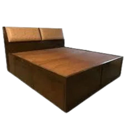 Polished Wooden Double Bed