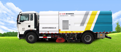 Single Engine Cleaning Sweeper Truck